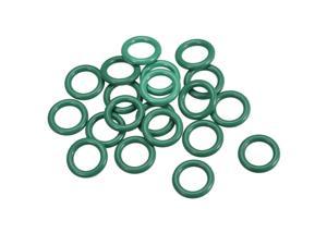 14mm ID Fluorine Rubber O Rings 17mm OD 1.5mm Width Seal Gasket Green 20Pcs 