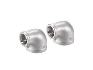 Stainless Steel 201 Pipe Fittings Elbow 1/2BSPT Female x 1/2BSPT Male 