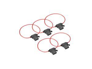 Fuse Holder In-line 18AWG Automotive Car Waterproof Fuse Holder Black 5Pcs for ATC/ATO Fuse Fuse Holder In-line 18AWG Automotive Car Waterproof Fuse Holder Black 5Pcs for ATC/ATO Fuse