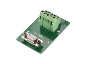 DB9-M 2 Row 5mm Pitch Adapter Female Terminals Board Nut Type D-Sub Connector DB9-M 2 Row 5mm Pitch Adapter Female Terminals Board Nut Type D-Sub Connector