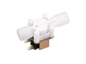 DC12V G1/2 Plastic Water Electric Solenoid Valve Normally Closed N/C Pressure Water Inlet Flow Switch DC12V G1/2 Plastic Water Electric Solenoid Valve Normally Closed N/C Pressure Water Inlet Flow Switch
