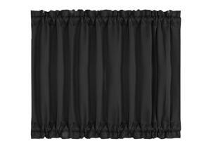 Patio Door Curtain Window Treatment Drapes for Privacy - Room Darkening 54x40 Inch Blackout French Glass Door Curtain Panels,1 Panel, Black Patio Door Curtain Window Treatment Drapes for Privacy - Room Darkening 54x40 Inch Blackout French Glass Door Curtain Panels,1 Panel, Black