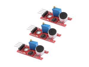 Sound Microphone Sensor Detection Module with DO AO for Arduino UNO R3 AVR PIC 3pcs Sound Microphone Sensor Detection Module with DO AO for Arduino UNO R3 AVR PIC 3pcs