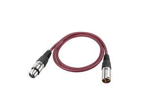 XLR Male to XLR Female Cable Line for Microphone Video Camera Sound Card Mixer Silver Tone XLR Brown Line 1M 3.2ft XLR Male to XLR Female Cable Line for Microphone Video Camera Sound Card Mixer Silver Tone XLR Brown Line 1M 3.2ft