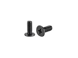 uxcell Computer PC Case 3.5 HDD 6#-32 Flat Phillips Head Hard Drive Screw Black 200pcs a16090600ux0577