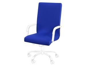 Stretch Office Chair Cover Computer Chair Slipcovers with Zippers and Bottom Strips for Universal Rotating Boss Chair Modern Simplism Style Washable High Back Large Size Blue Stretch Office Chair Cover Computer Chair Slipcovers with Zippers and Bottom Strips for Universal Rotating Boss Chair Modern Simplism Style Washable High Back Large Size Blue
