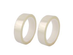 2Pcs 25mm Single Sided Self Adhesive Mylar Tape 50M Length Clear Flame Retardant 2Pcs 25mm Single Sided Self Adhesive Mylar Tape 50M Length Clear Flame Retardant