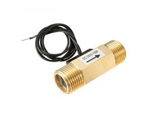 Unique Bargains G1/2" Hall Effect Fluid Water Flow Sensor Switch Flowmeter Meter 1-30L/min Unique Bargains G1/2" Hall Effect Fluid Water Flow Sensor Switch Flowmeter Meter 1-30L/min