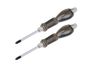 #2 Phillips Impact Screwdriver, 4-Inch Cross Point Keystone Demolition Driver, 2 Pack