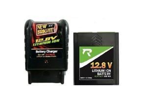 New Bright Combo12.8 Volts 500 MAH Lithium-ion Battery Charger and Battery