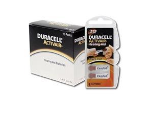 Duracell Size 312 Activair Hearing Aid Batteries 80 batteries