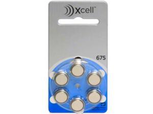 Rayovac Mercury Free Xcell Size 675 Hearing Aid Batteries (60 Pcs)