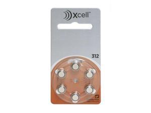 Rayovac Mercury Free Xcell Size 312 Hearing Aid Batteries (60 Pcs)