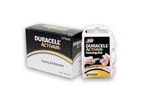 Duracell Size 312 Activair Hearing Aid Batteries 40 batteries