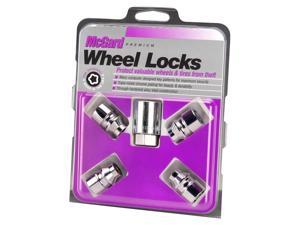 McGard 28317 Black Chrome Bolt Radius Seat Wheel Lock Set - M14x1 
