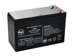 This is an AJC Brand Replacement SigmasTek k SP12-9HR 12V 9Ah Sealed Lead Acid Battery