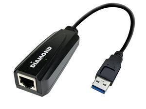 Diamond UE3000, USB to RJ45, USB 3.0 to 10/100/1000 Gigabit Ethernet LAN Network Adapter for Windows 10, 8.1, 8, 7, Mac OS, Linux OS and Chrome OS (UE3000) Diamond UE3000, USB to RJ45, USB 3.0 to 10/100/1000 Gigabit Ethernet LAN Network Adapter for Windows 10, 8.1, 8, 7, Mac OS, Linux OS and Chrome OS (UE3000)