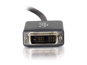 C2G 54328 DisplayPort Male to Single Link DVI-D Male Adapter Cable, TAA Compliant, Black (3 Feet, 0.91 Meters)