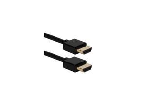 QVS 6ft High Speed HDMI UltraHD 4K with Ethernet Thin Flexible Cable QVS 6ft High Speed HDMI UltraHD 4K with Ethernet Thin Flexible Cable