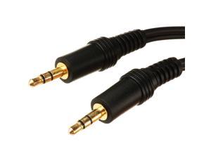 4xem 4X35MM3 3 ft.(2m) 3.5mm Male to 3.5mm Male Mini Jack Audio Stereo Cable Black