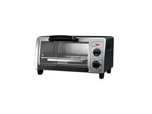 Black & Decker TO1705SB 4-Slice Stainless Steel Toaster Oven with Easy Controls