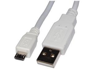 4XEM 4XMUSB10WH White Micro USB To USB Data/Charge Cable For Samsung/Kindle/HTC 4XEM 4XMUSB10WH White Micro USB To USB Data/Charge Cable For Samsung/Kindle/HTC