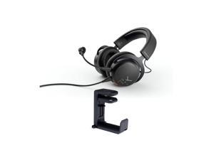 Beyerdynamic MMX 100 Analog Gaming Headset (Black) with Headphone Mount Bundle