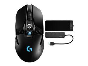 Logitech G903 HERO Wireless Gaming Mouse Bundle with Mouse Pad and USB 30 Hub
