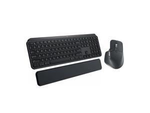 Logitech MX Keys Wireless Keyboard bundle with Palm Rest and Wireless Mouse