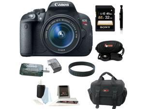 Canon T5i: EOS Rebel T5i 18.0 MP CMOS Digital Camera with EF-S 18-55mm f/3.5-5.6 IS STM Zoom Lens + 7pc Bundle 32GB Best Camera Kit Canon T5i: EOS Rebel T5i 18.0 MP CMOS Digital Camera with EF-S 18-55mm f/3.5-5.6 IS STM Zoom Lens + 7pc Bundle 32GB Best Camera Kit