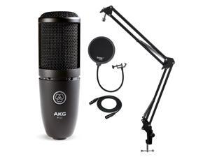 AKG P120 High Performance Recording Microphone with Pop Filter and Boom Arm AKG P120 High Performance Recording Microphone with Pop Filter and Boom Arm