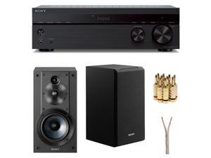 Sony 2 Channel Stereo Receiver with Sony 3-Way 3-Driver Speaker System Bundle Sony 2 Channel Stereo Receiver with Sony 3-Way 3-Driver Speaker System Bundle