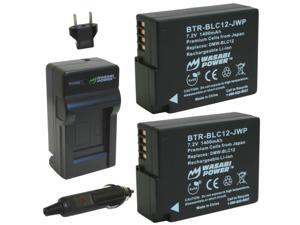 Wasabi Power Battery (2-Pack) and Charger for Panasonic DMW-BLC12, DMW-BLC12E, DMW-BLC12PP Wasabi Power Battery (2-Pack) and Charger for Panasonic DMW-BLC12, DMW-BLC12E, DMW-BLC12PP
