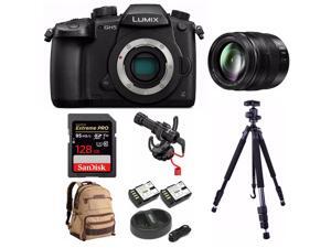 Panasonic LUMIX GH5 4K Mirrorless Camera with 12-35mm Lens and 128GB SD Card Bundle Panasonic LUMIX GH5 4K Mirrorless Camera with 12-35mm Lens and 128GB SD Card Bundle