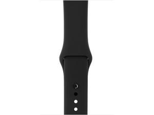 Apple Watch Series 1 38mm Smartwatch (Space Gray Aluminum Case, Black Sport Band)