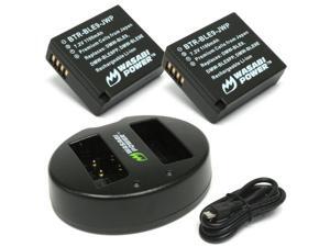Wasabi Power Battery (2-Pack) and Dual USB Charger for Panasonic DMW-BLE9, DMW-BLG10 and Panasonic Lumix DMC-GF3, DMC-GF5, DMC-GF6, DMC-GX7, DMC-GX85, DMC-LX100, DMC-ZS60, DMC-ZS100 Wasabi Power Battery (2-Pack) and Dual USB Charger for Panasonic DMW-BLE9, DMW-BLG10 and Panasonic Lumix DMC-GF3, DMC-GF5, DMC-GF6, DMC-GX7, DMC-GX85, DMC-LX100, DMC-ZS60, DMC-ZS100