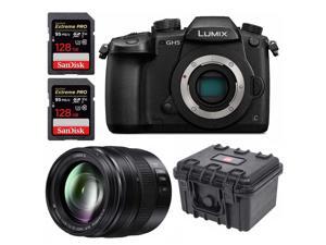 Panasonic GH5 Lumix 4K Mirrorless 20.3 MP Camera with 12-35mm Lens and Bundle Panasonic GH5 Lumix 4K Mirrorless 20.3 MP Camera with 12-35mm Lens and Bundle