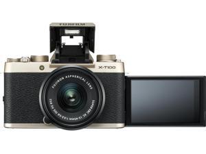 FUJIFILM X-T100 Mirrorless Digital Camera - Champagne Gold (Body Only) FUJIFILM X-T100 Mirrorless Digital Camera - Champagne Gold (Body Only)