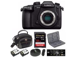 Panasonic Lumix DC-GH5 Mirrorless Camera Body (Black) with V-Log L Function Kit Panasonic Lumix DC-GH5 Mirrorless Camera Body (Black) with V-Log L Function Kit