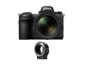 Nikon Z6 Mirrorless Camera with 24-70mm Lens and FTZ Mount Adapter Nikon Z6 Mirrorless Camera with 24-70mm Lens and FTZ Mount Adapter