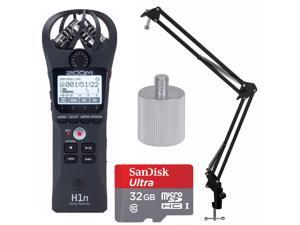 Zoom H1n Digital Handy Recorder with Knox Boom Arm Stand and 32GB Bundle Zoom H1n Digital Handy Recorder with Knox Boom Arm Stand and 32GB Bundle