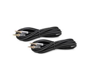 Knox Gear Slim 3.5mm Male to Male Stereo Aux Cable (Gold Plated, 10 ft, 2-Pack) Knox Gear Slim 3.5mm Male to Male Stereo Aux Cable (Gold Plated, 10 ft, 2-Pack)