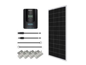 Renogy 100 Watt 12 Volt Monocrystalline Solar Starter Kit With 20A Rover MPPT Charge Controller Renogy 100 Watt 12 Volt Monocrystalline Solar Starter Kit With 20A Rover MPPT Charge Controller