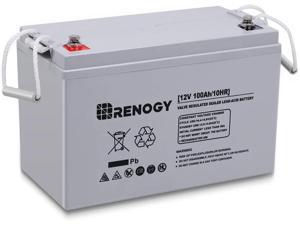 Renogy Deep Cycle AGM Battery 12 Volt 100Ah for RV, Solar Marine and Off-grid Applications Renogy Deep Cycle AGM Battery 12 Volt 100Ah for RV, Solar Marine and Off-grid Applications
