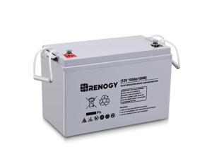 Renogy Deep Cycle AGM Battery 12 Volt 100Ah for RV, Solar Marine and Off-grid Applications