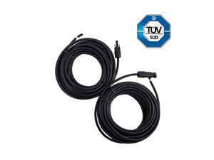 RENOGY® One Pair of 40ft. 10AWG Adaptor Kit Solar Cable PV with MC4 Female and Male Connectors - Connect Solar Panel and Charge Controller RENOGY® One Pair of 40ft. 10AWG Adaptor Kit Solar Cable PV with MC4 Female and Male Connectors - Connect Solar Panel and Charge Controller