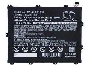Battery for Alcatel One Touch Hero 8 POP 8 P320A Trek HD TLp041C2 TLp041CC