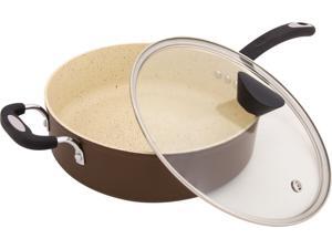 The Stone Earth All-In-One Sauce Pan by Ozeri, with 100% APEO & PFOA-Free Stone-Derived Non-Stick Coating from Germany The Stone Earth All-In-One Sauce Pan by Ozeri, with 100% APEO & PFOA-Free Stone-Derived Non-Stick Coating from Germany