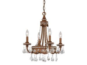 Quoizel 4 Light Quoizel Mini Chandelier in Bolivian Bronze - QMC404BO Quoizel 4 Light Quoizel Mini Chandelier in Bolivian Bronze - QMC404BO