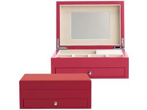 Reed & Barton Poppy Red - High-Gloss Jewelry Box Reed & Barton Poppy Red - High-Gloss Jewelry Box